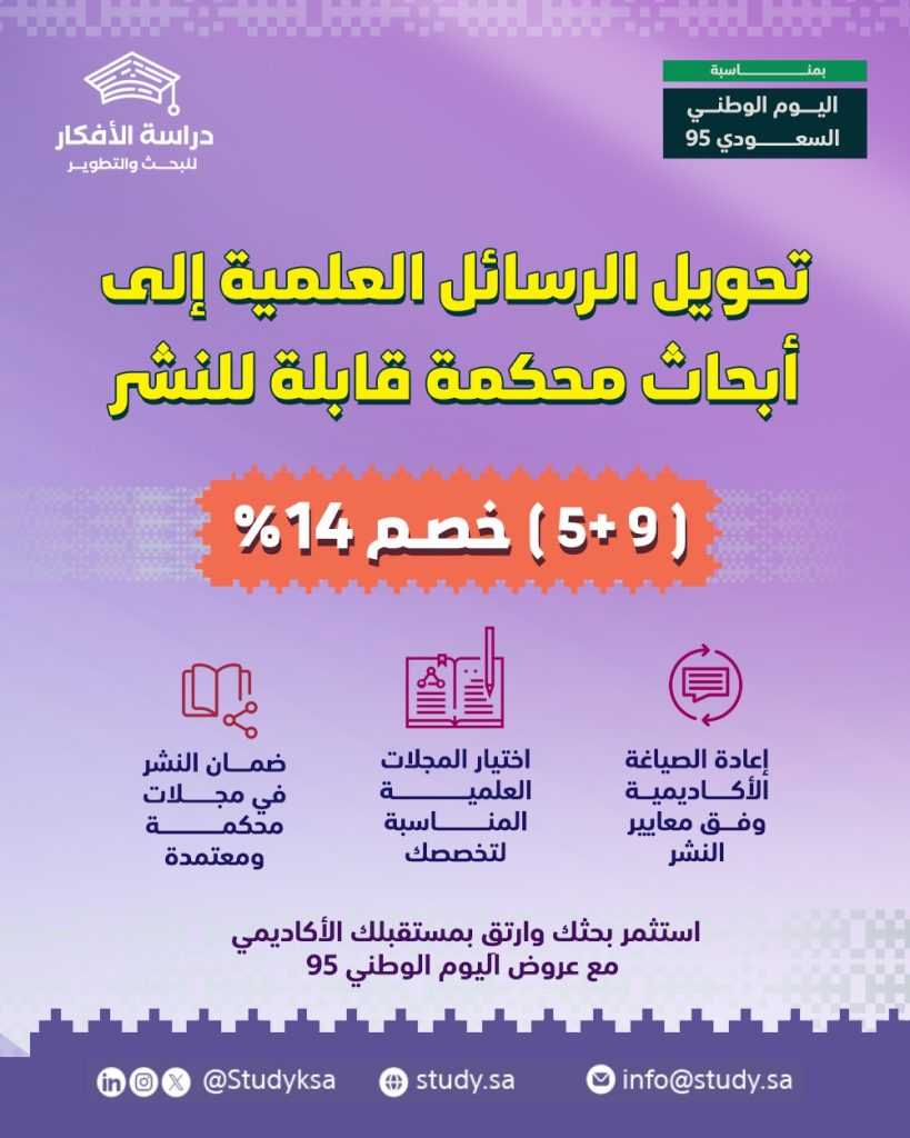 احتفل باليوم الوطني مع خصم 14% على خدماتنا