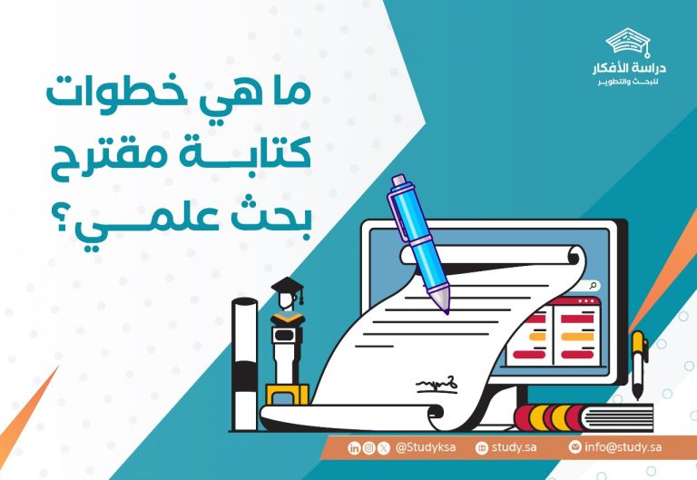 ما هي خطوات كتابة مقترح بحث علمي؟