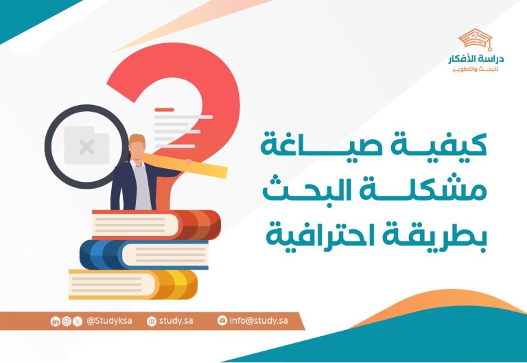 كيفية صياغة مشكلة البحث بطريقة احترافية