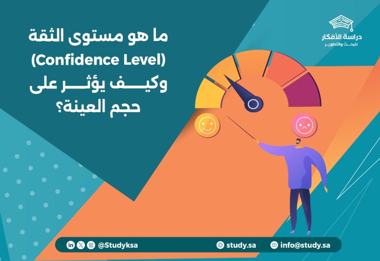 ما هو مستوى الثقة (Confidence Level) وكيف يؤثر على حجم العينة؟